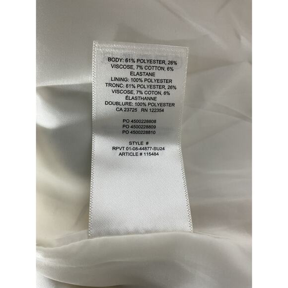 Babaton 'Opportunity' Cream Polyester Dress Size 6 - Picture 6 of 8